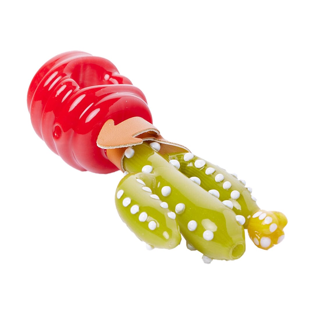 Cheech Glass Hand Pipe Red Cheech Glass The Only Cactus