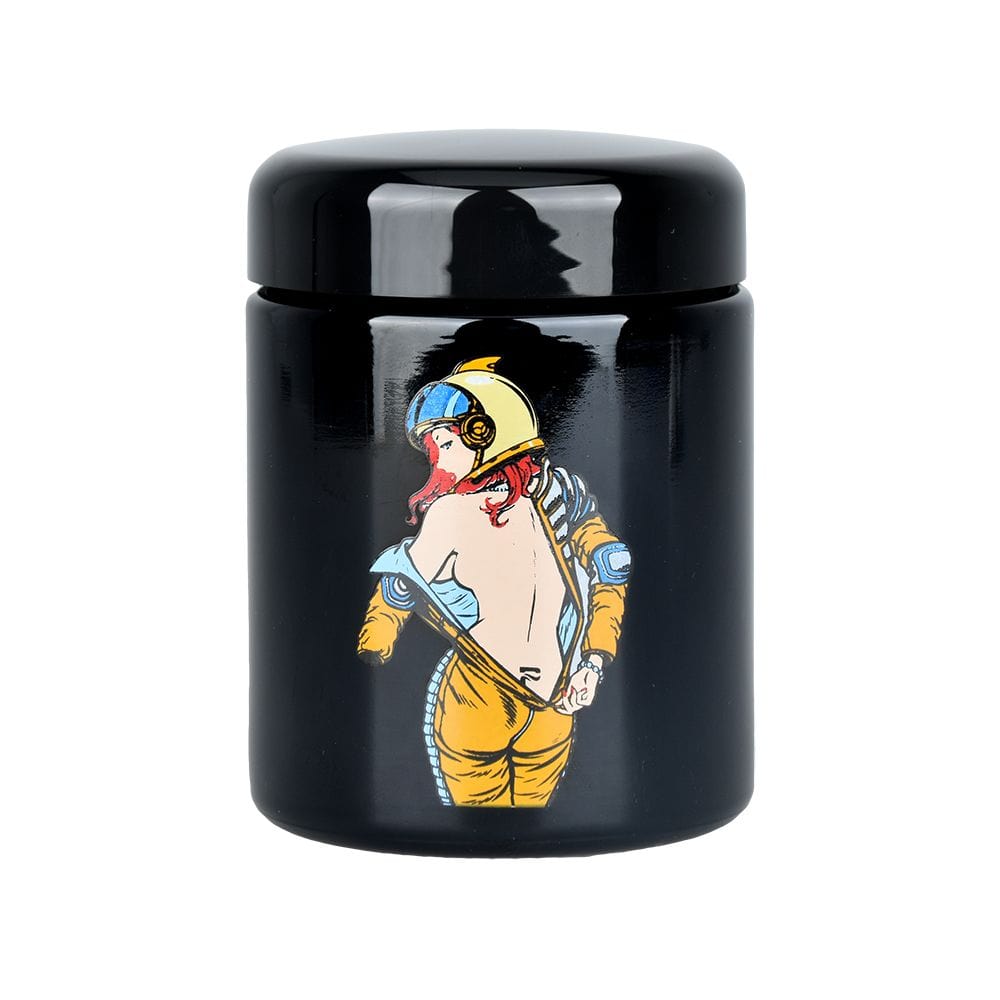 Pulsar Stash Jar Large | 1/2 Ounce 420 Jars UV Screw Top | Zero G Strip