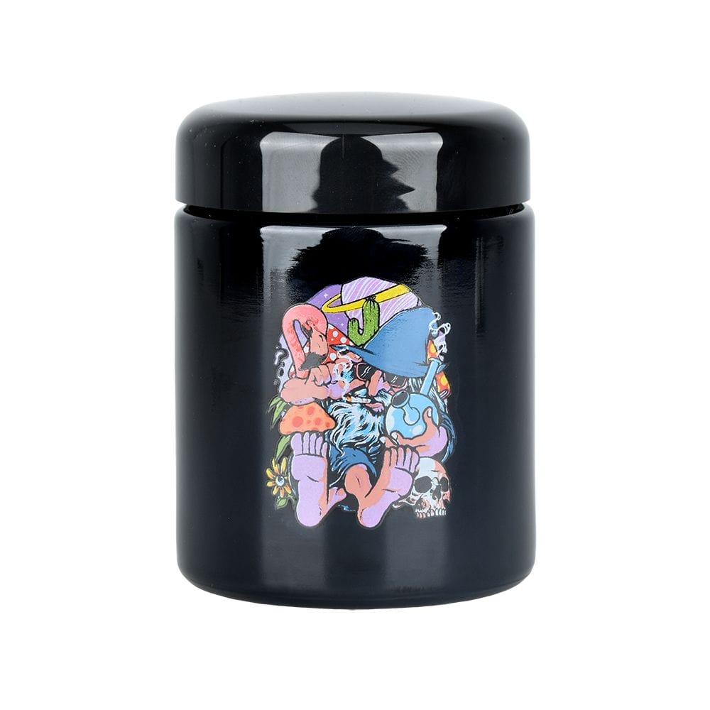 Pulsar Stash Jar Large | 1/2 Ounce 420 Jars UV Screw Top | Flamingo Wizard