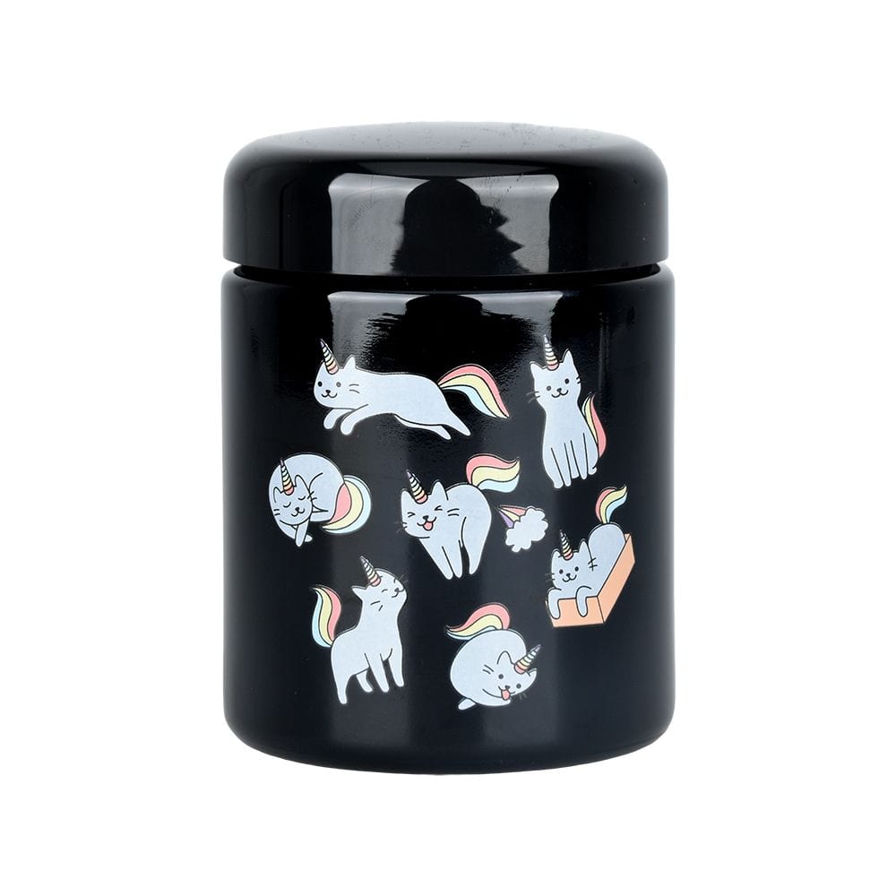 Pulsar Stash Jar Large | 1/2 Ounce 420 Jars UV Screw Top | Caticorns