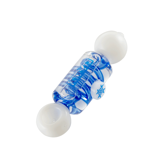 Kryo Hand Pipe White Glycerin Bubble Hand Pipe | Freezable