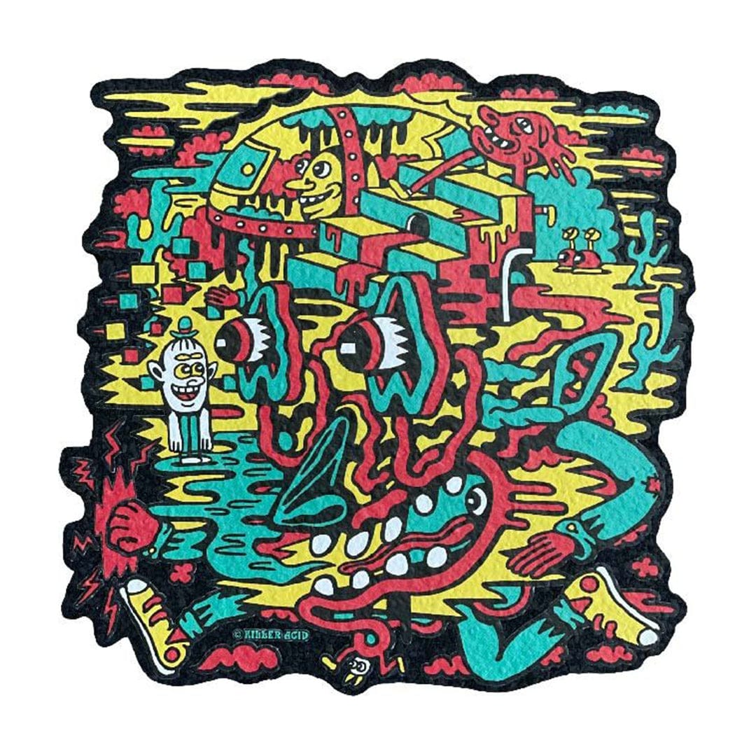 East Coasters Dab Mats Killer Acid Desert Spirit 11" Dab Mats