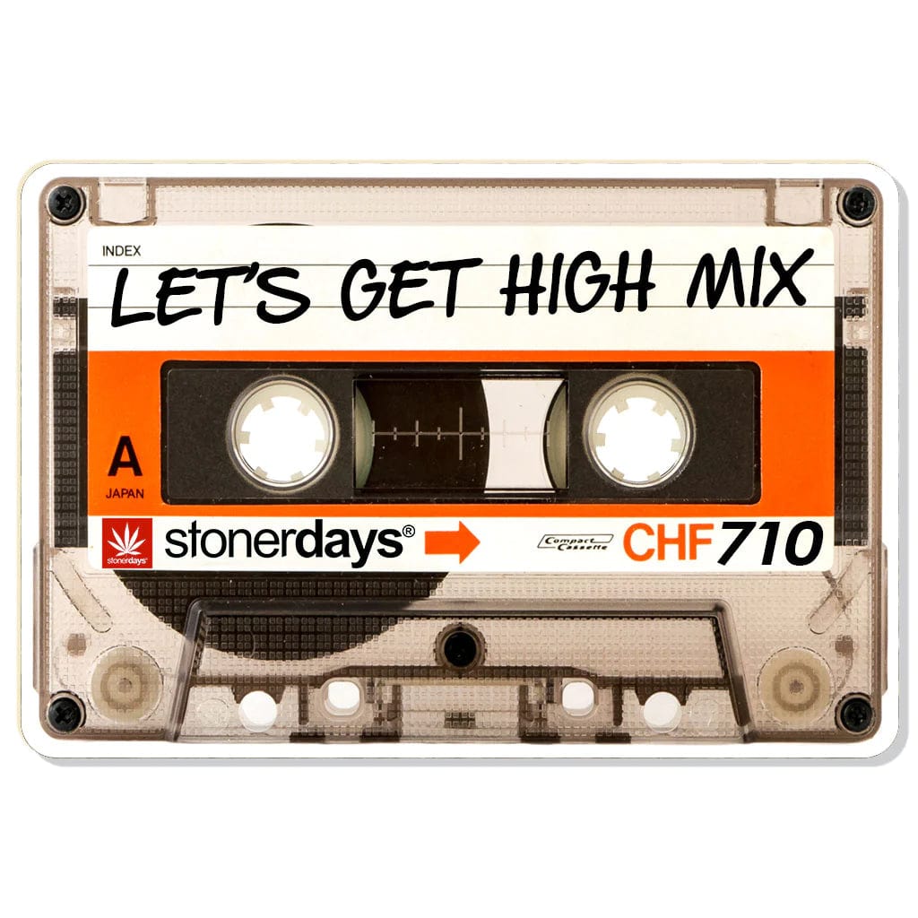 Daily High Club Let's Get High Mixed Tape Stonerdays Rectangular Dab Mats