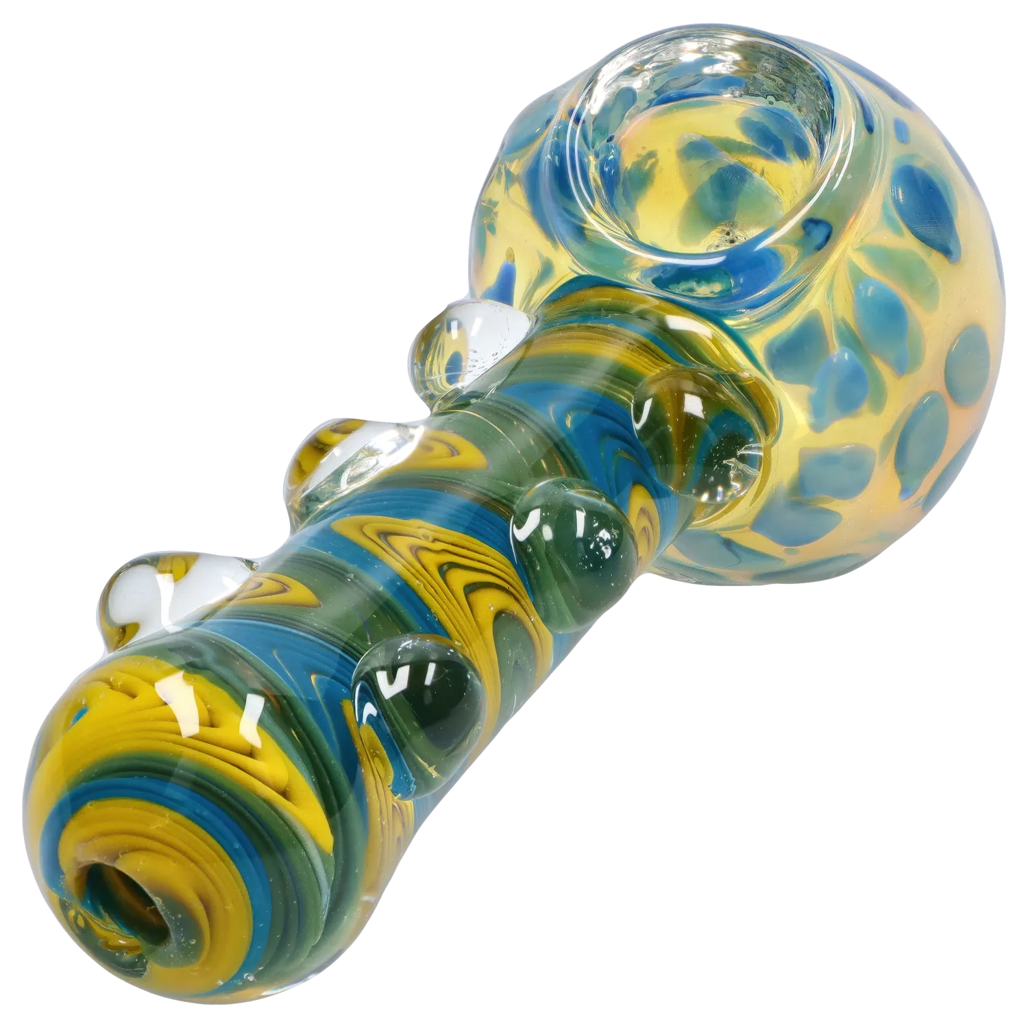 DHC Bumpy Color Twist Fume Spoon Pipe