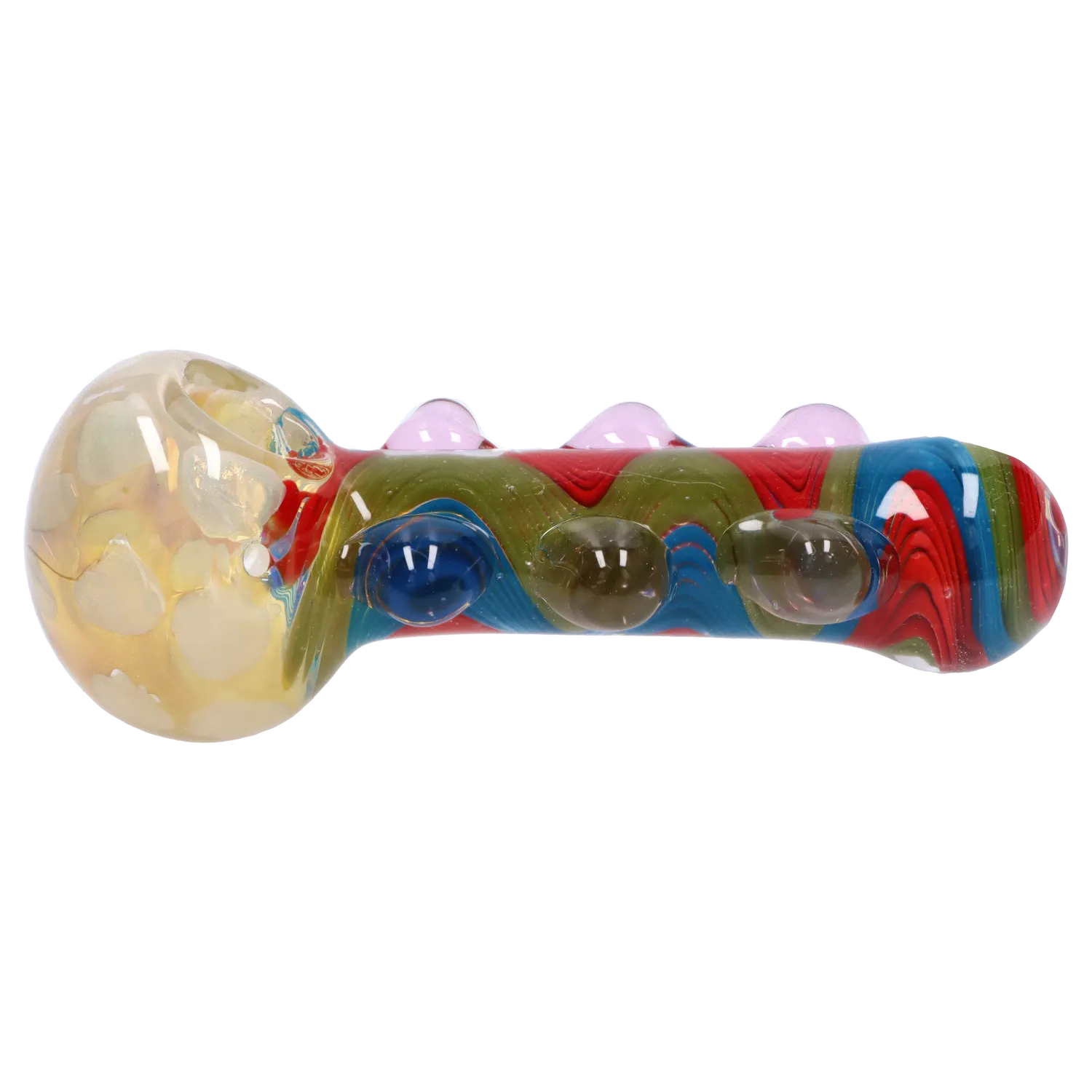 DHC Bumpy Color Twist Fume Spoon Pipe