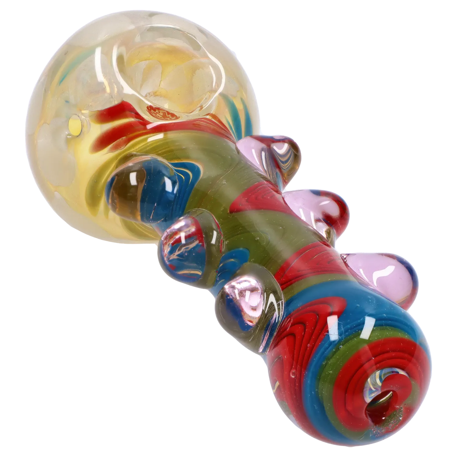 DHC Bumpy Color Twist Fume Spoon Pipe