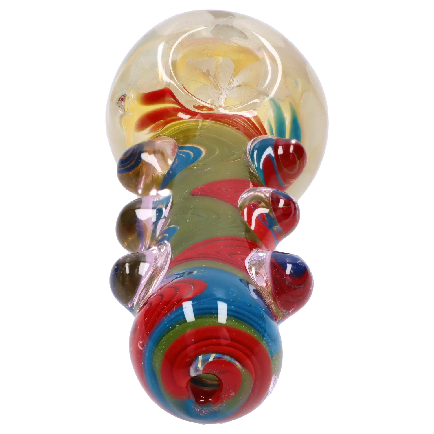 DHC Bumpy Color Twist Fume Spoon Pipe