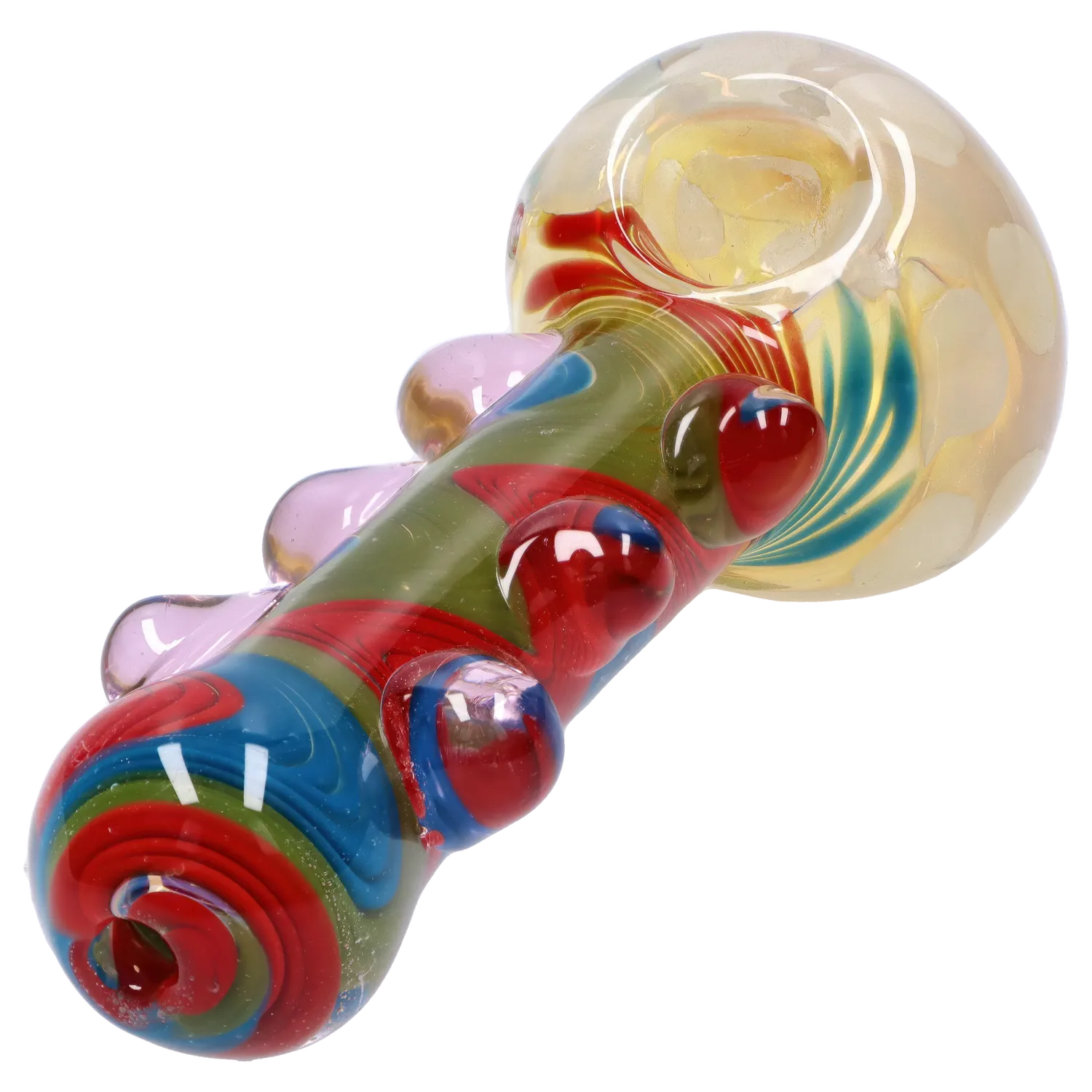DHC Bumpy Color Twist Fume Spoon Pipe