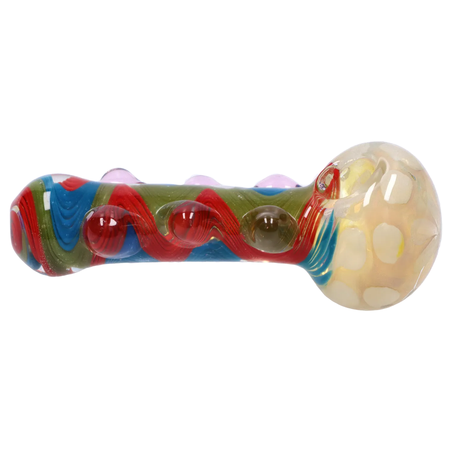 DHC Bumpy Color Twist Fume Spoon Pipe