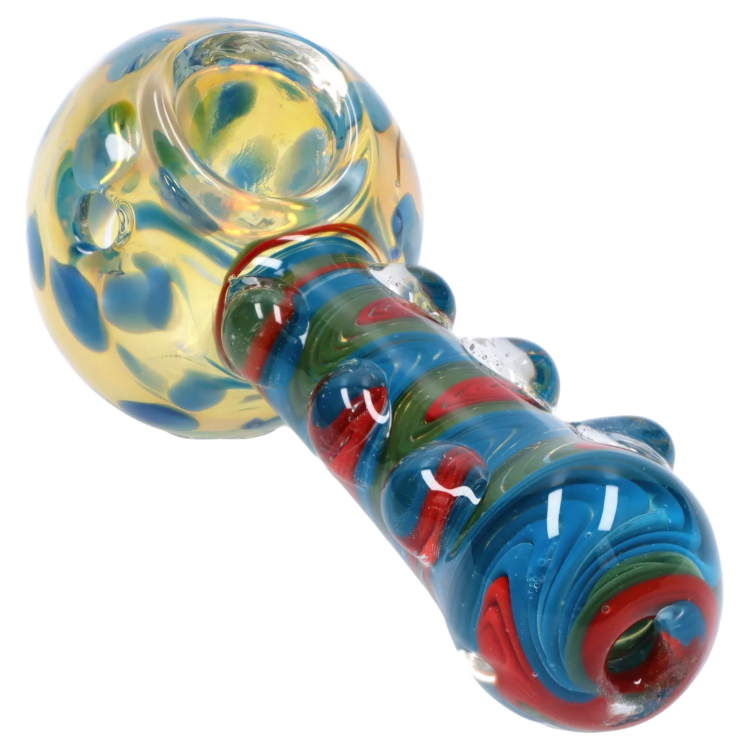 DHC Bumpy Color Twist Fume Spoon Pipe