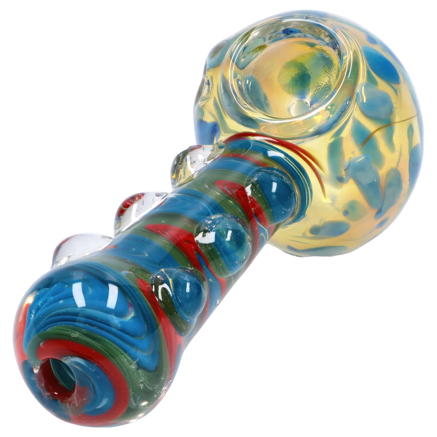 DHC Bumpy Color Twist Fume Spoon Pipe