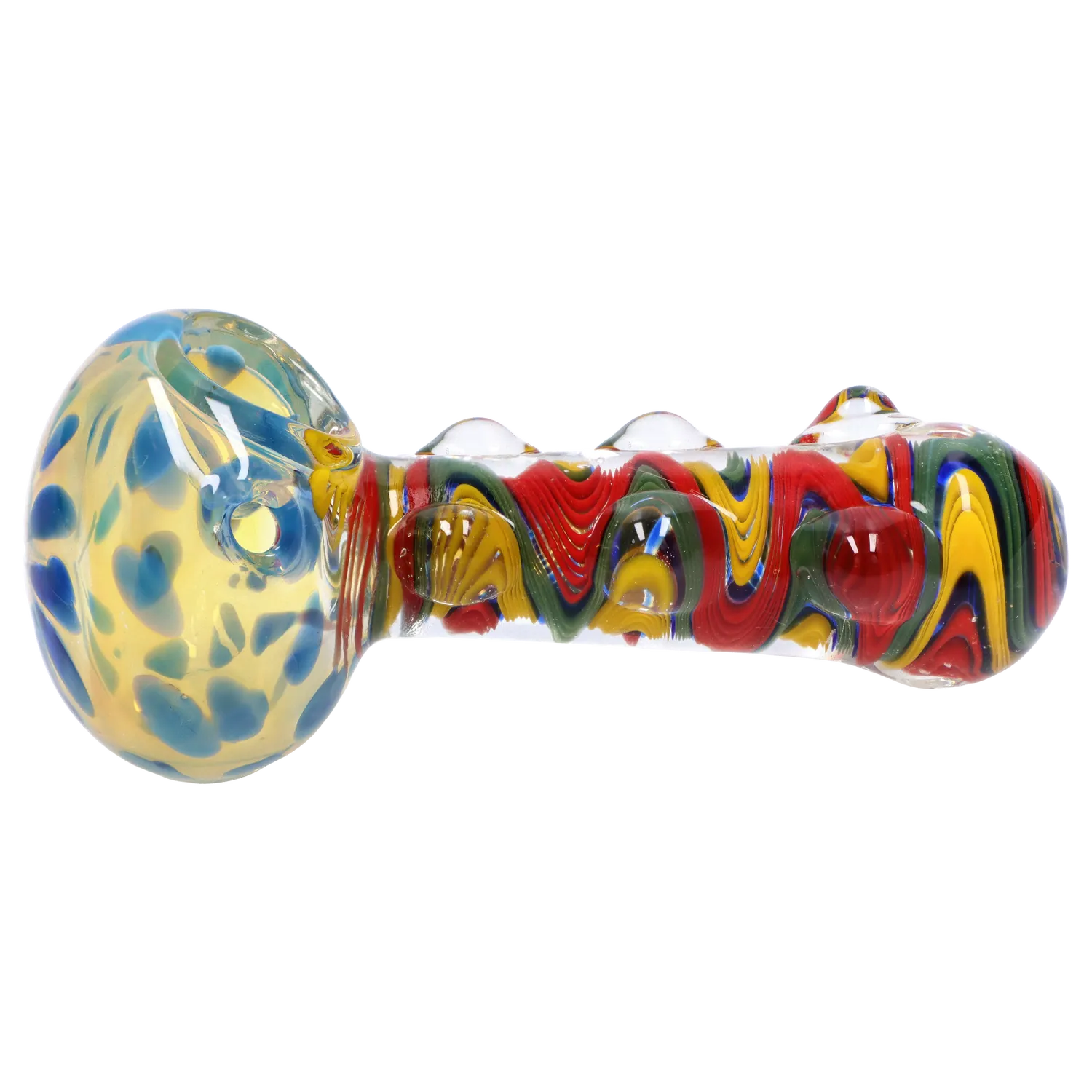 DHC Bumpy Color Twist Fume Spoon Pipe