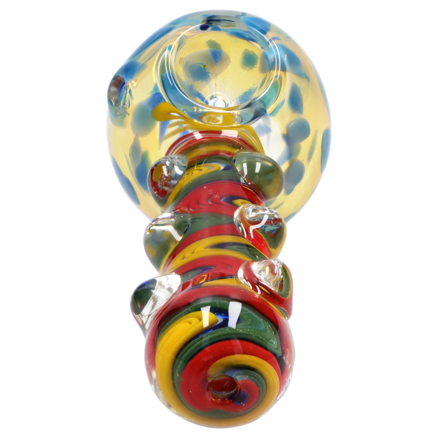 DHC Bumpy Color Twist Fume Spoon Pipe