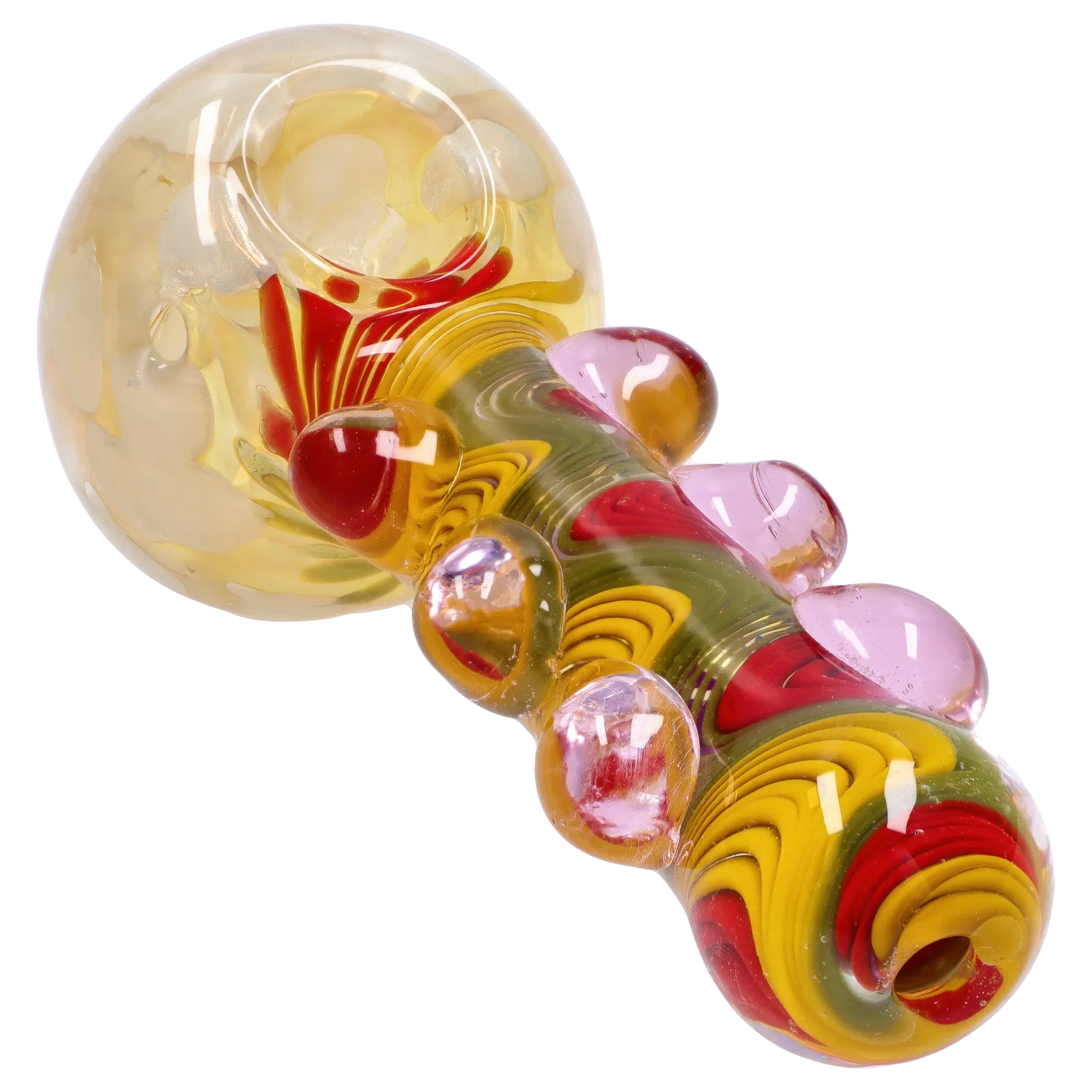 DHC Bumpy Color Twist Fume Spoon Pipe