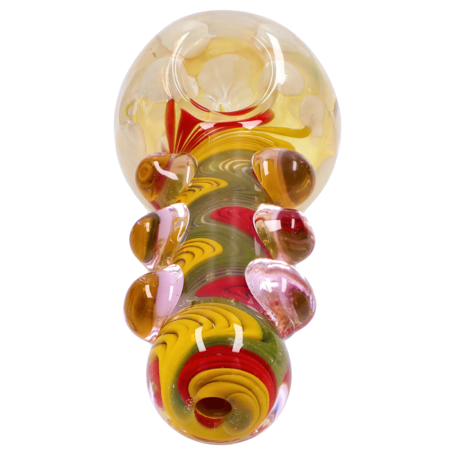 DHC Bumpy Color Twist Fume Spoon Pipe