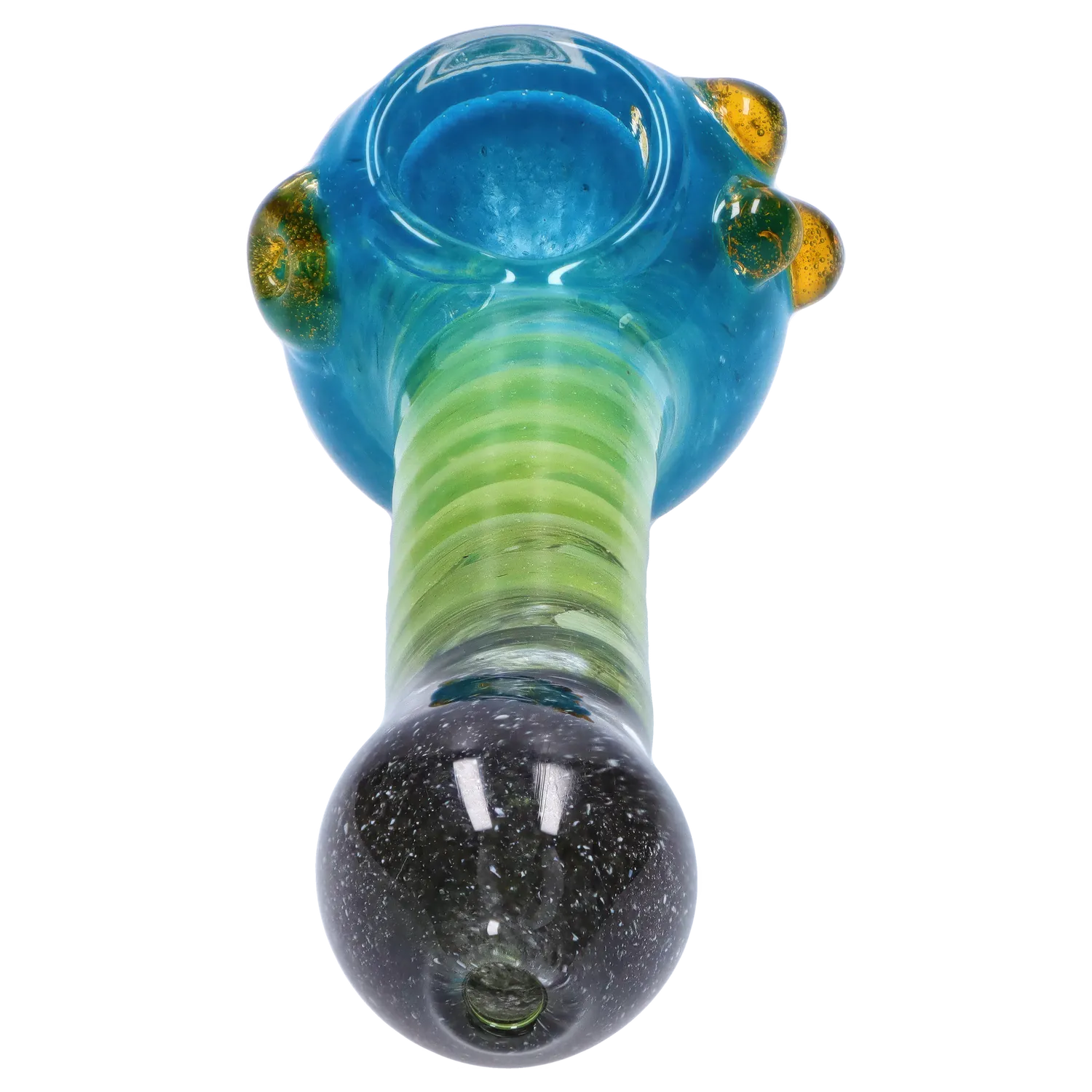 DHC Tri-Color Swirl Spoon Pipe