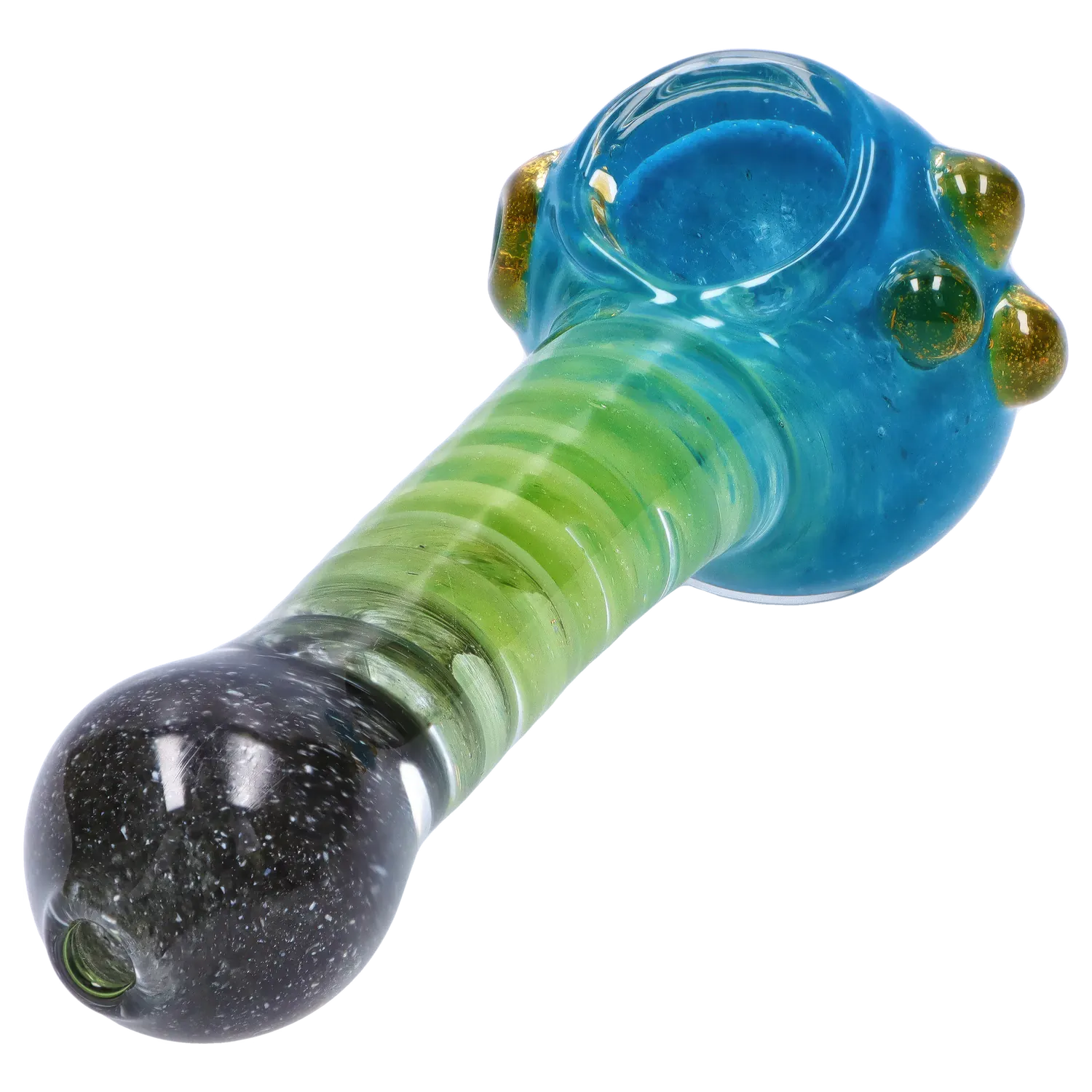 DHC Tri-Color Swirl Spoon Pipe