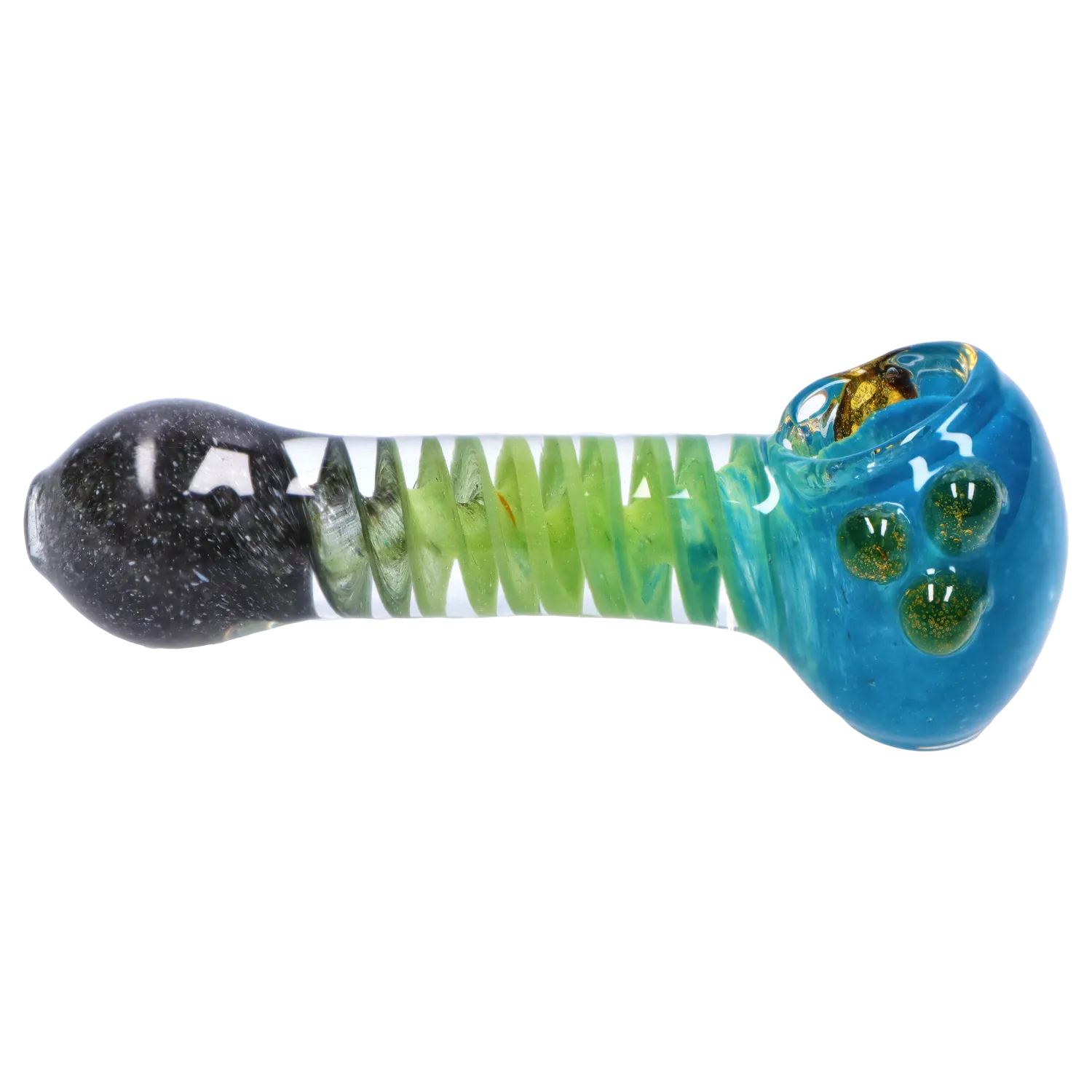 DHC Tri-Color Swirl Spoon Pipe