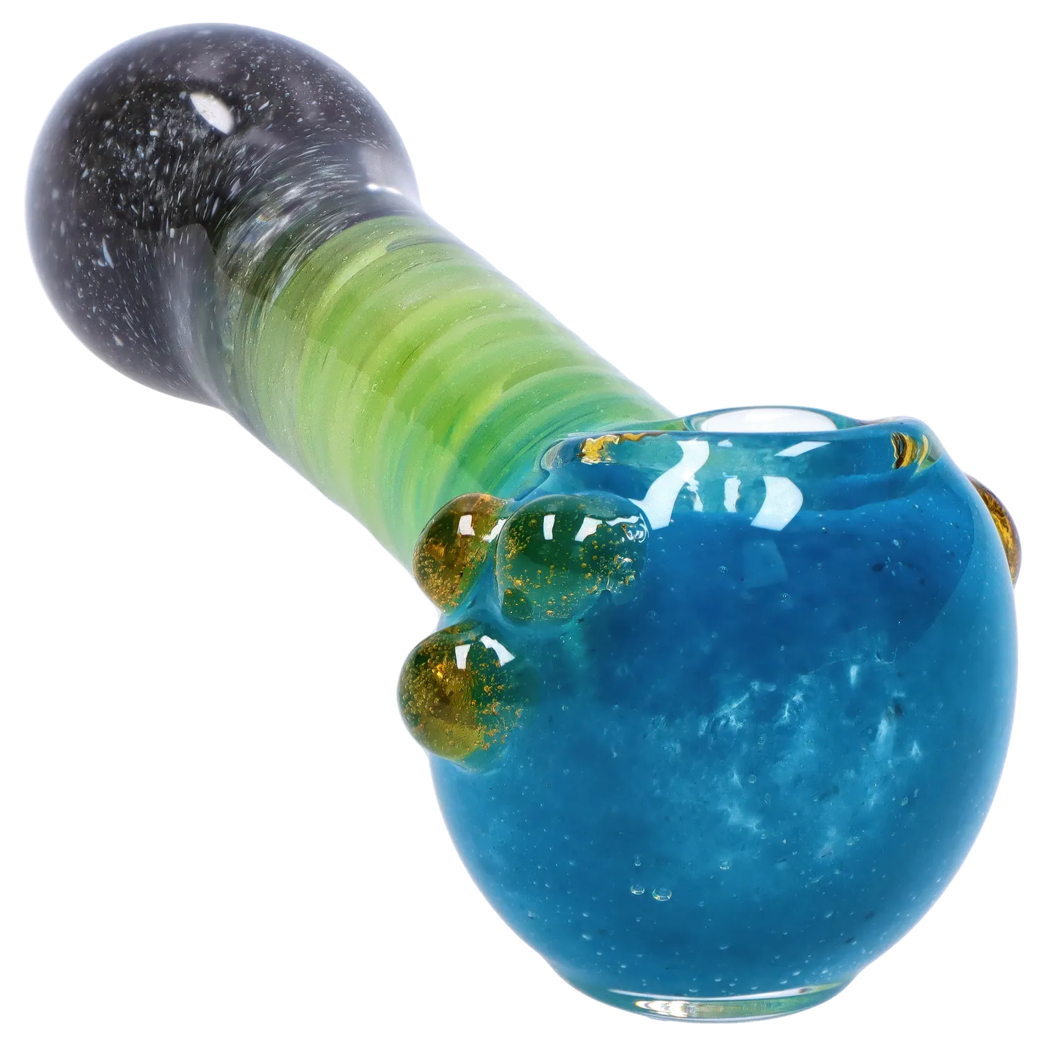 DHC Tri-Color Swirl Spoon Pipe