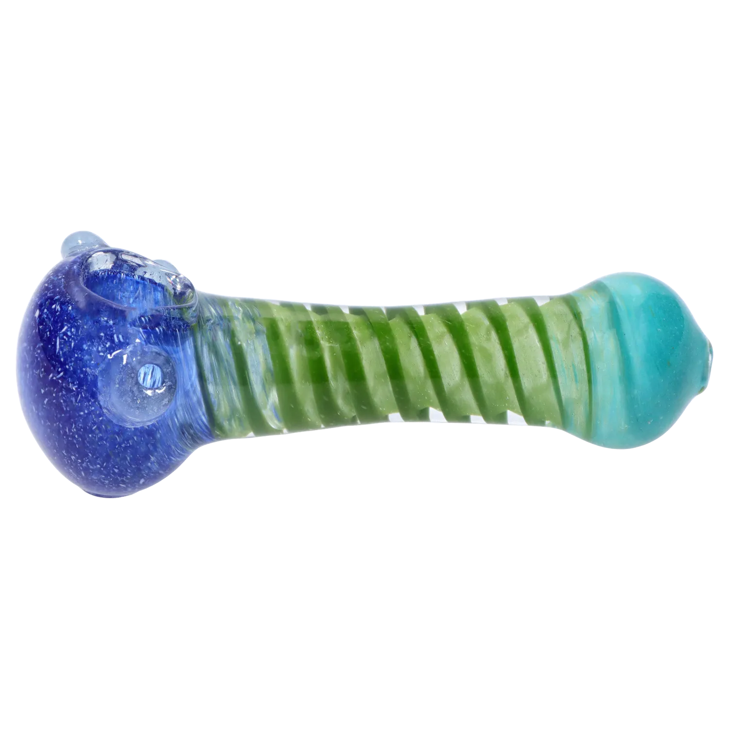 DHC Tri-Color Swirl Spoon Pipe