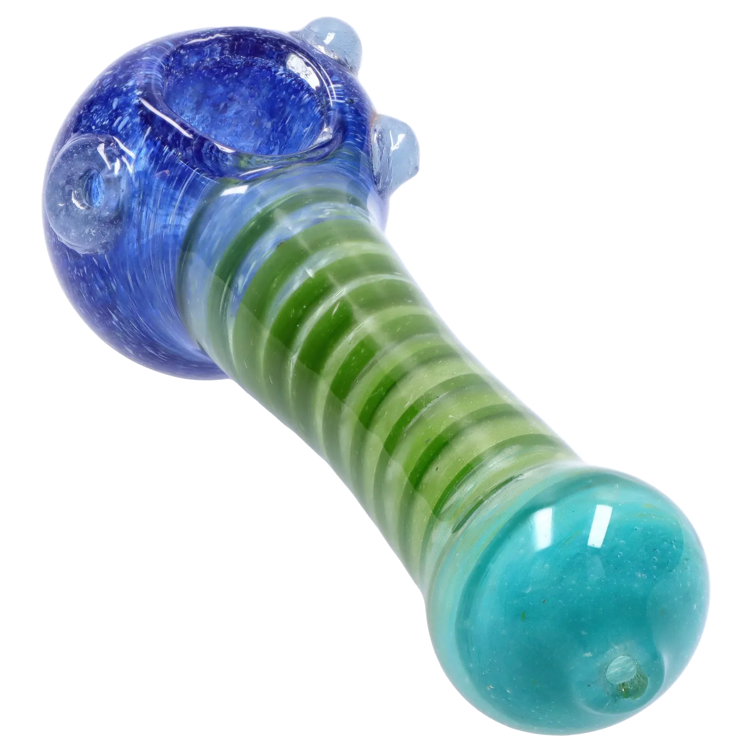 DHC Tri-Color Swirl Spoon Pipe