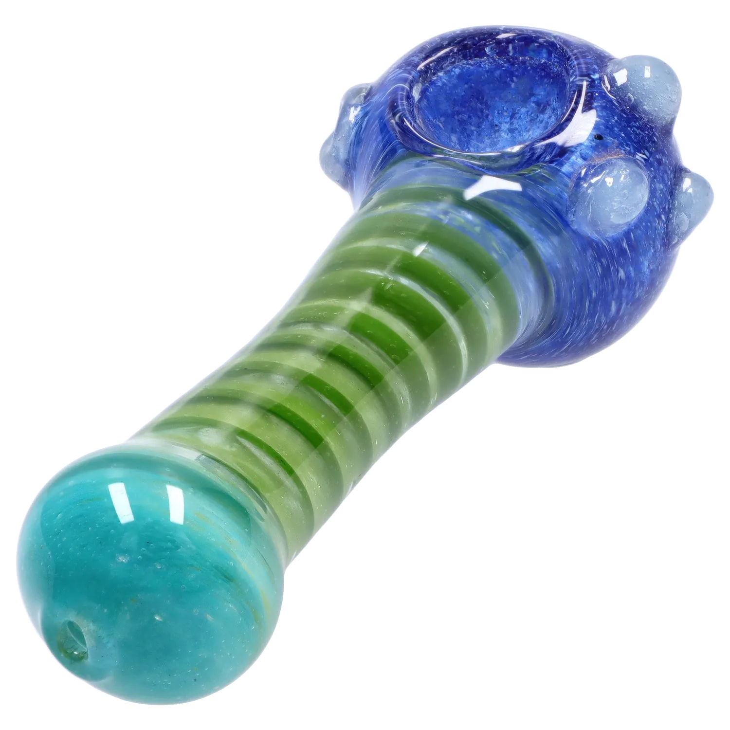 DHC Tri-Color Swirl Spoon Pipe
