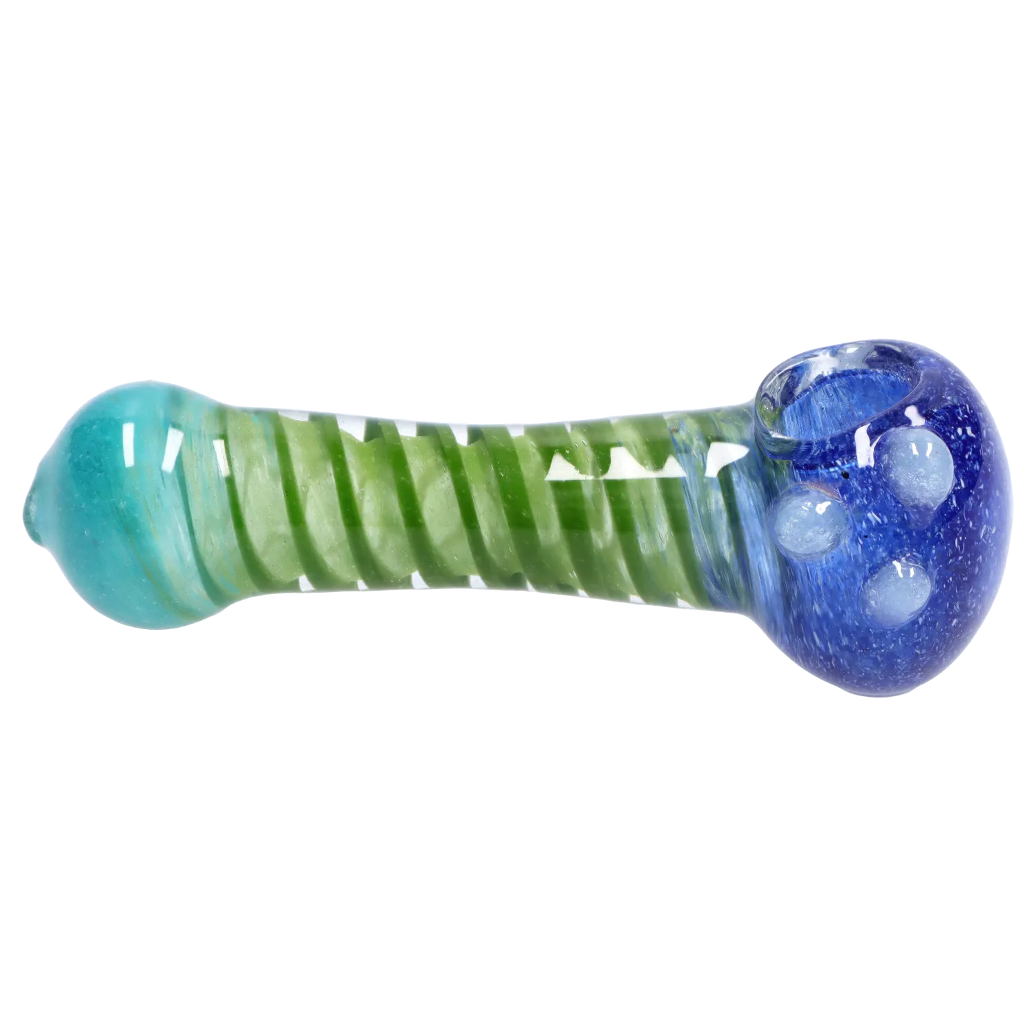 DHC Tri-Color Swirl Spoon Pipe