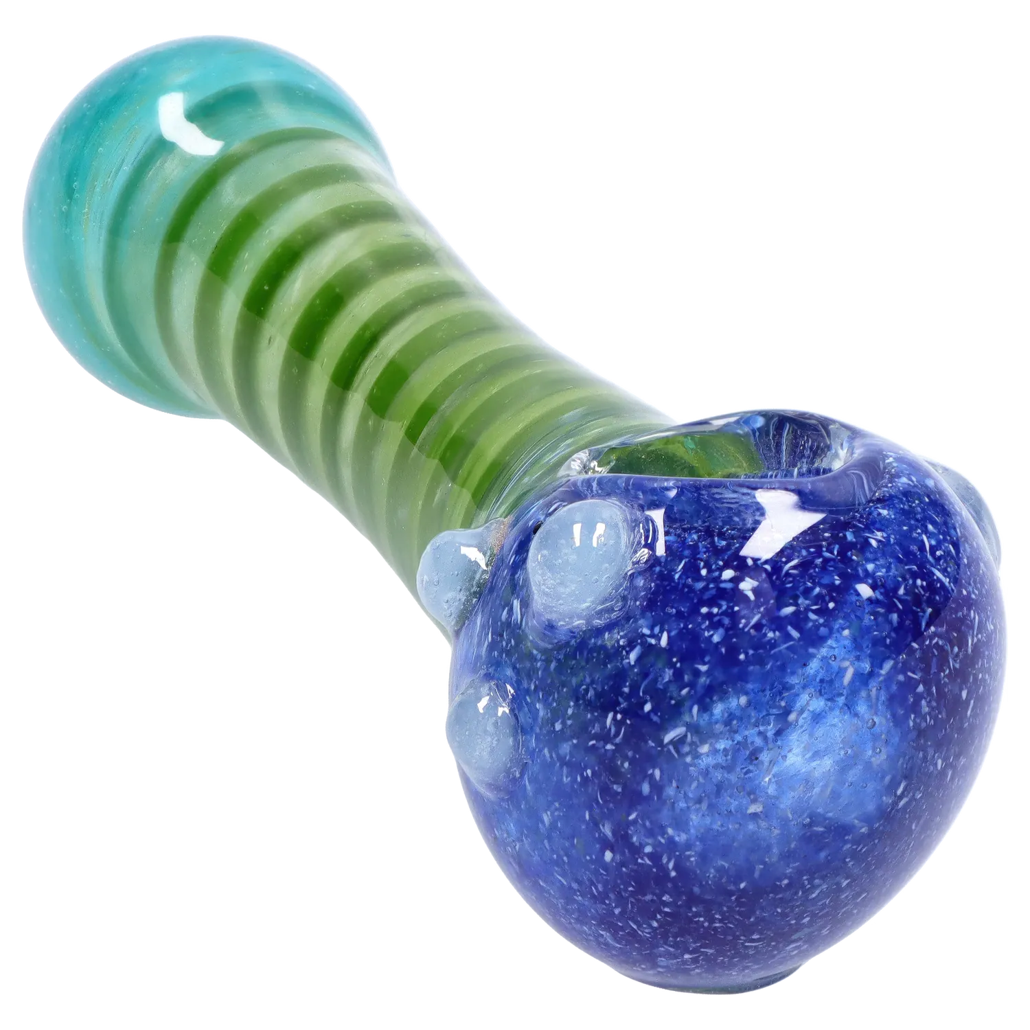 DHC Tri-Color Swirl Spoon Pipe