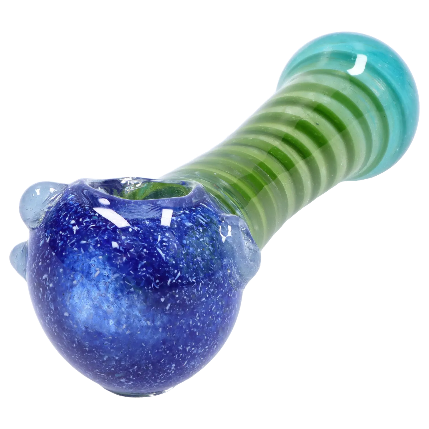 DHC Tri-Color Swirl Spoon Pipe