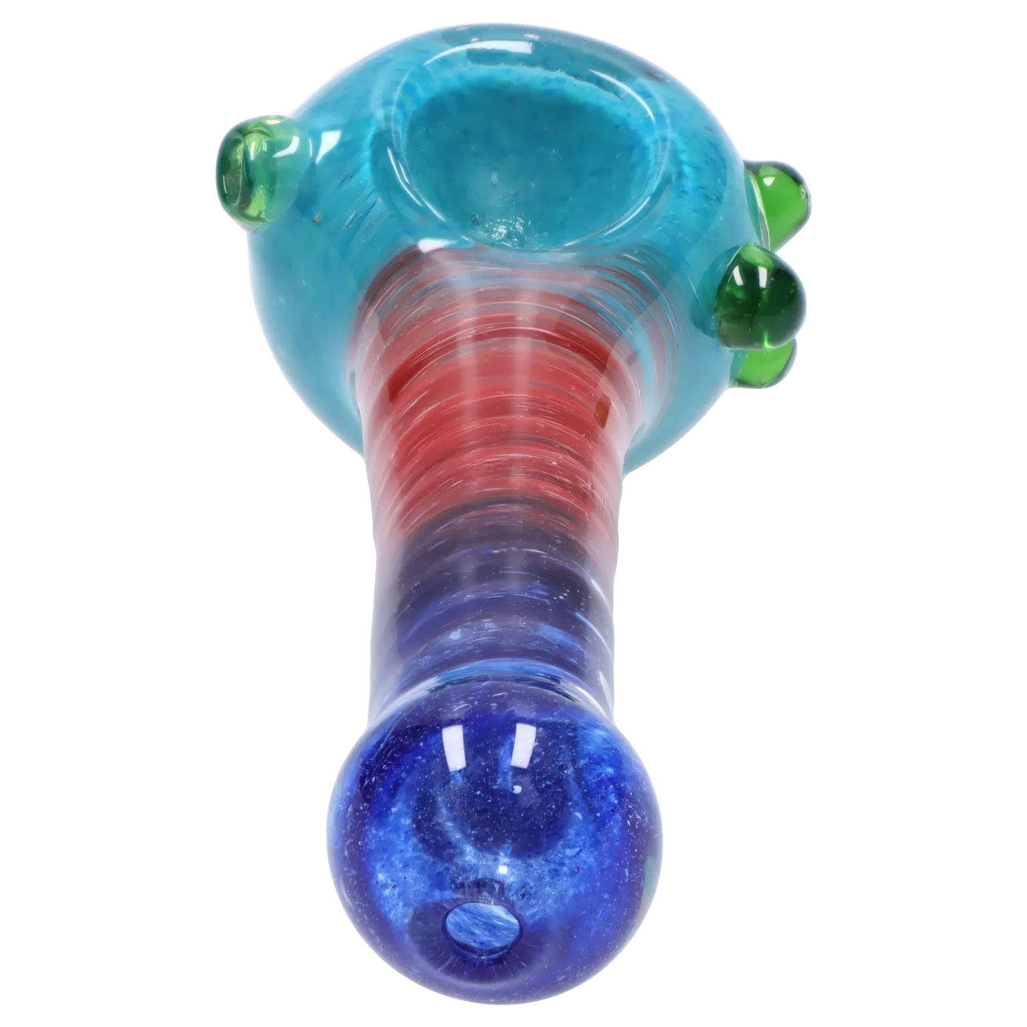 DHC Tri-Color Swirl Spoon Pipe