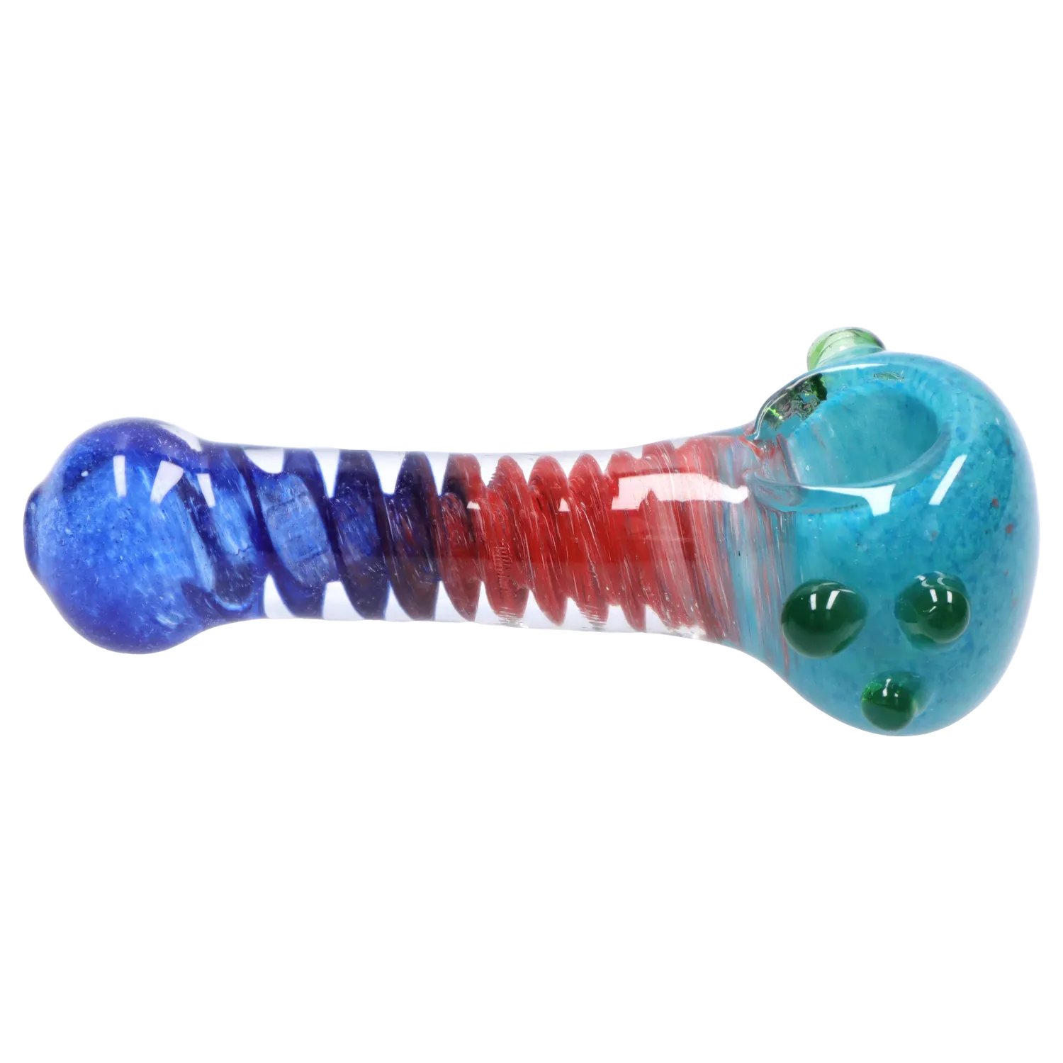 DHC Tri-Color Swirl Spoon Pipe