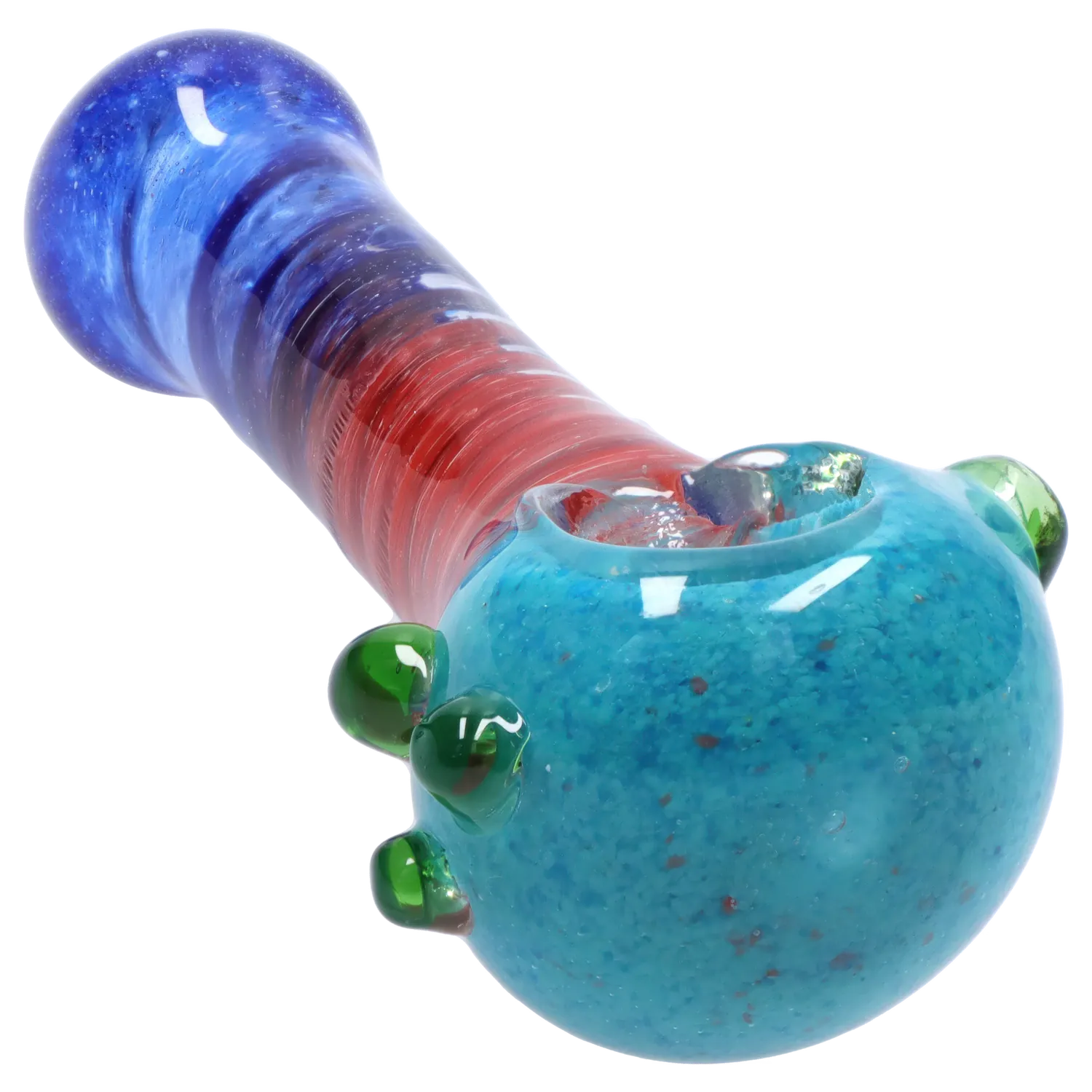 DHC Tri-Color Swirl Spoon Pipe
