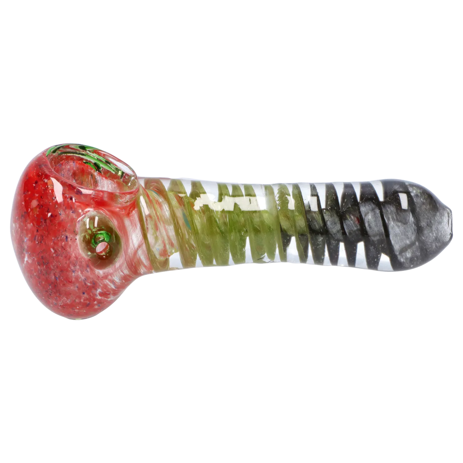 DHC Tri-Color Swirl Spoon Pipe
