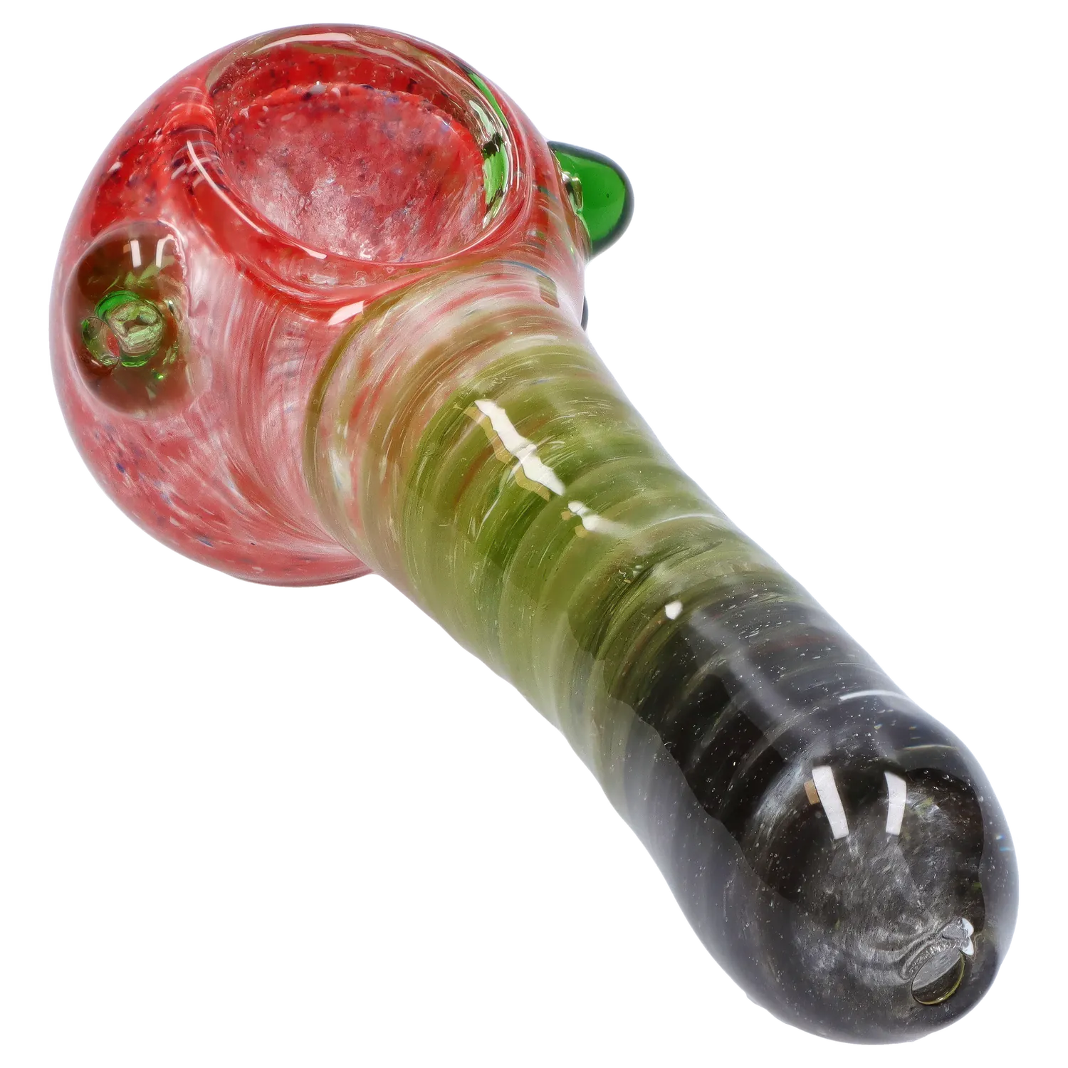 DHC Tri-Color Swirl Spoon Pipe
