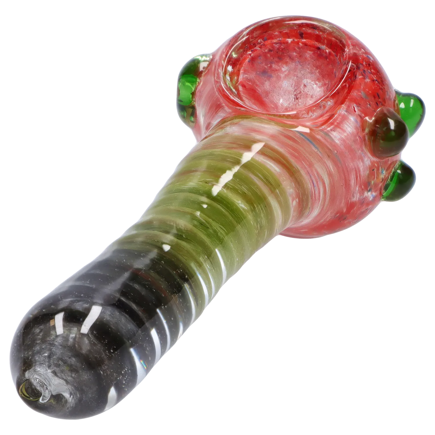 DHC Tri-Color Swirl Spoon Pipe