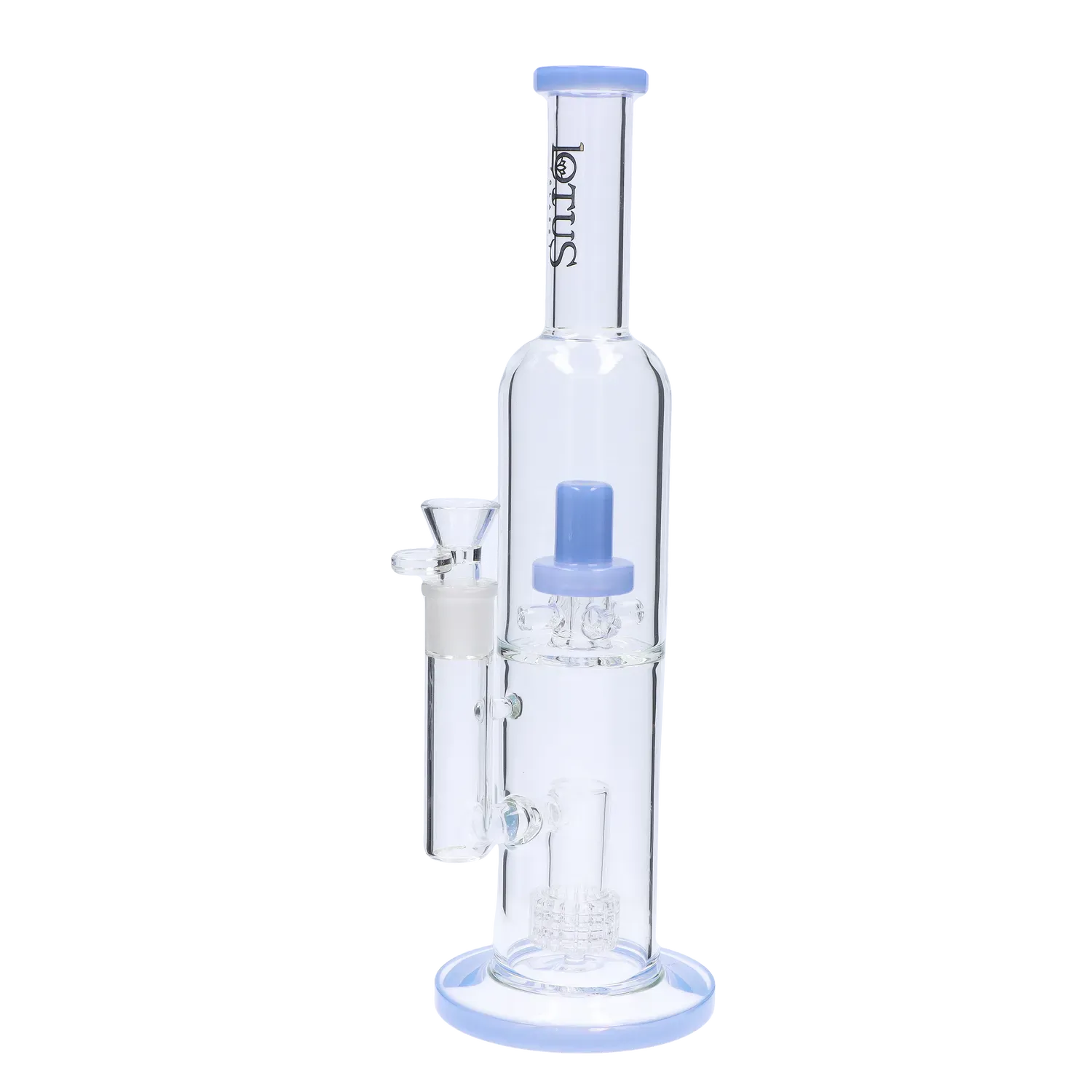 Dual Perc with Colour Accents Bong - 15 in.