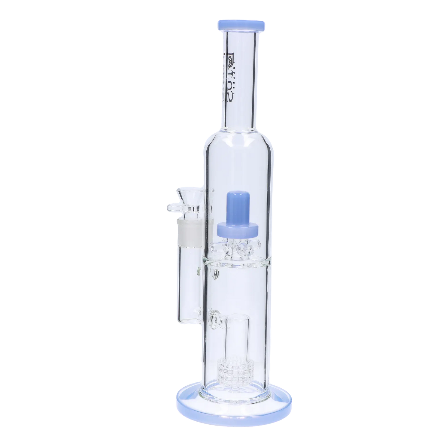 Dual Perc with Colour Accents Bong - 15 in.