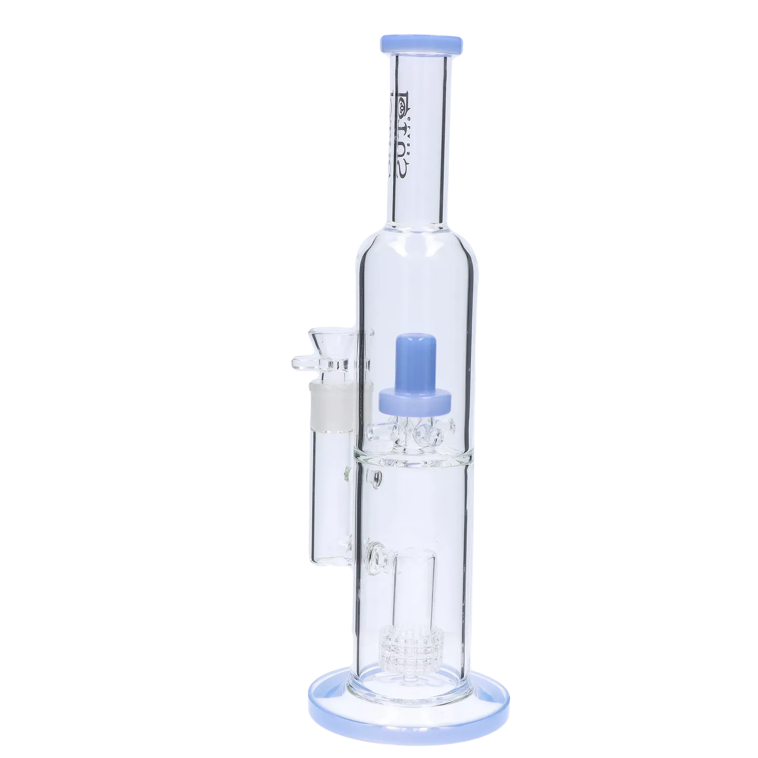 Dual Perc with Colour Accents Bong - 15 in.