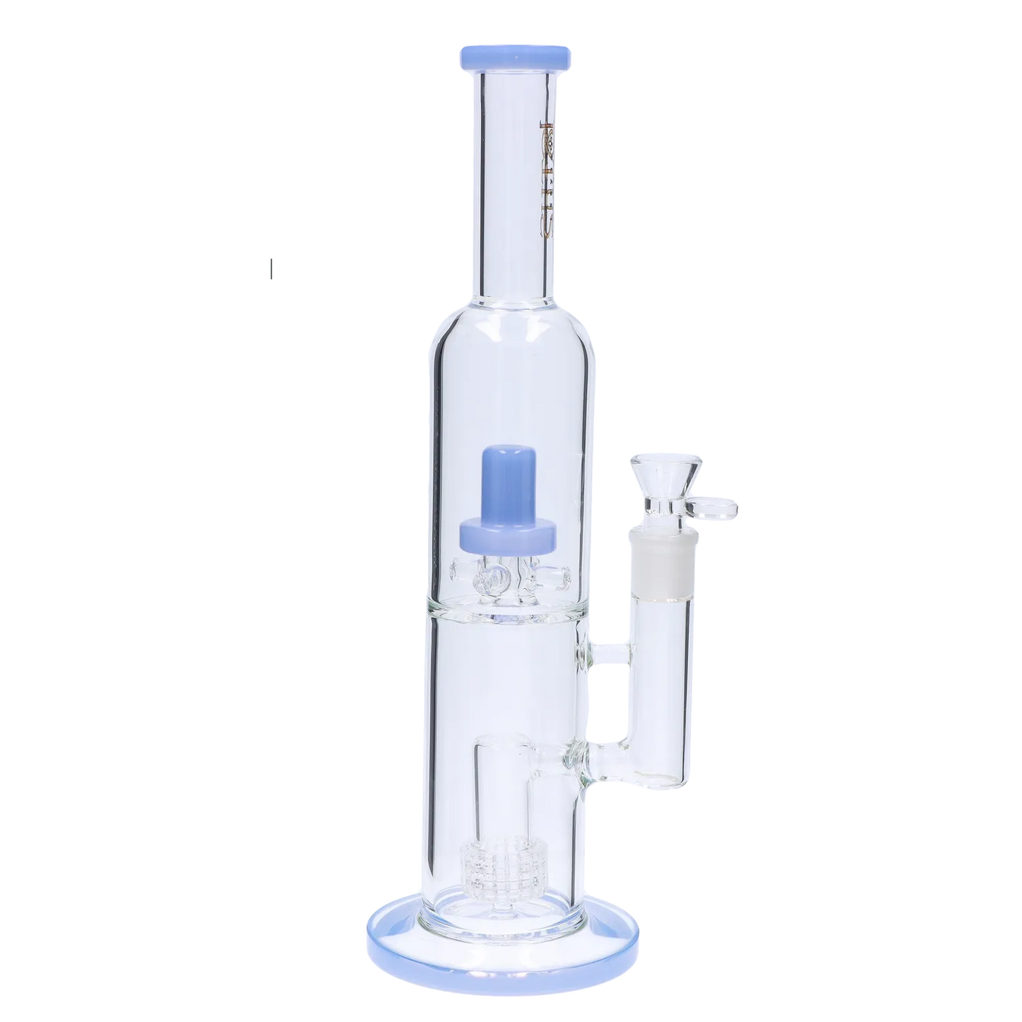 Dual Perc with Colour Accents Bong - 15 in.
