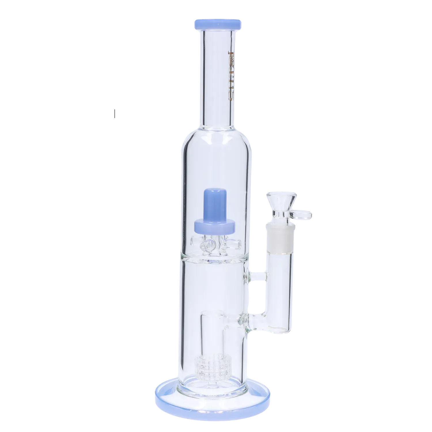 Dual Perc with Colour Accents Bong - 15 in.