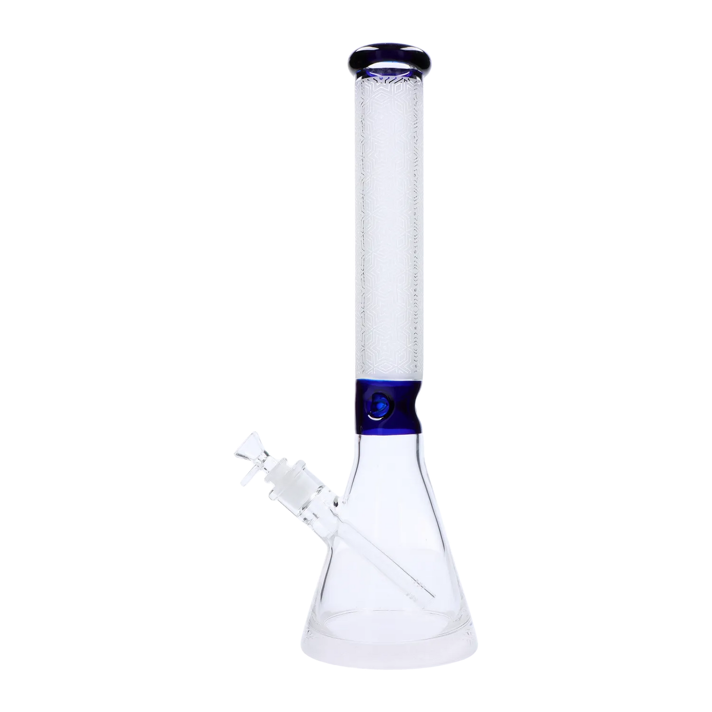 Frosted Engraved Bong - 17 in.