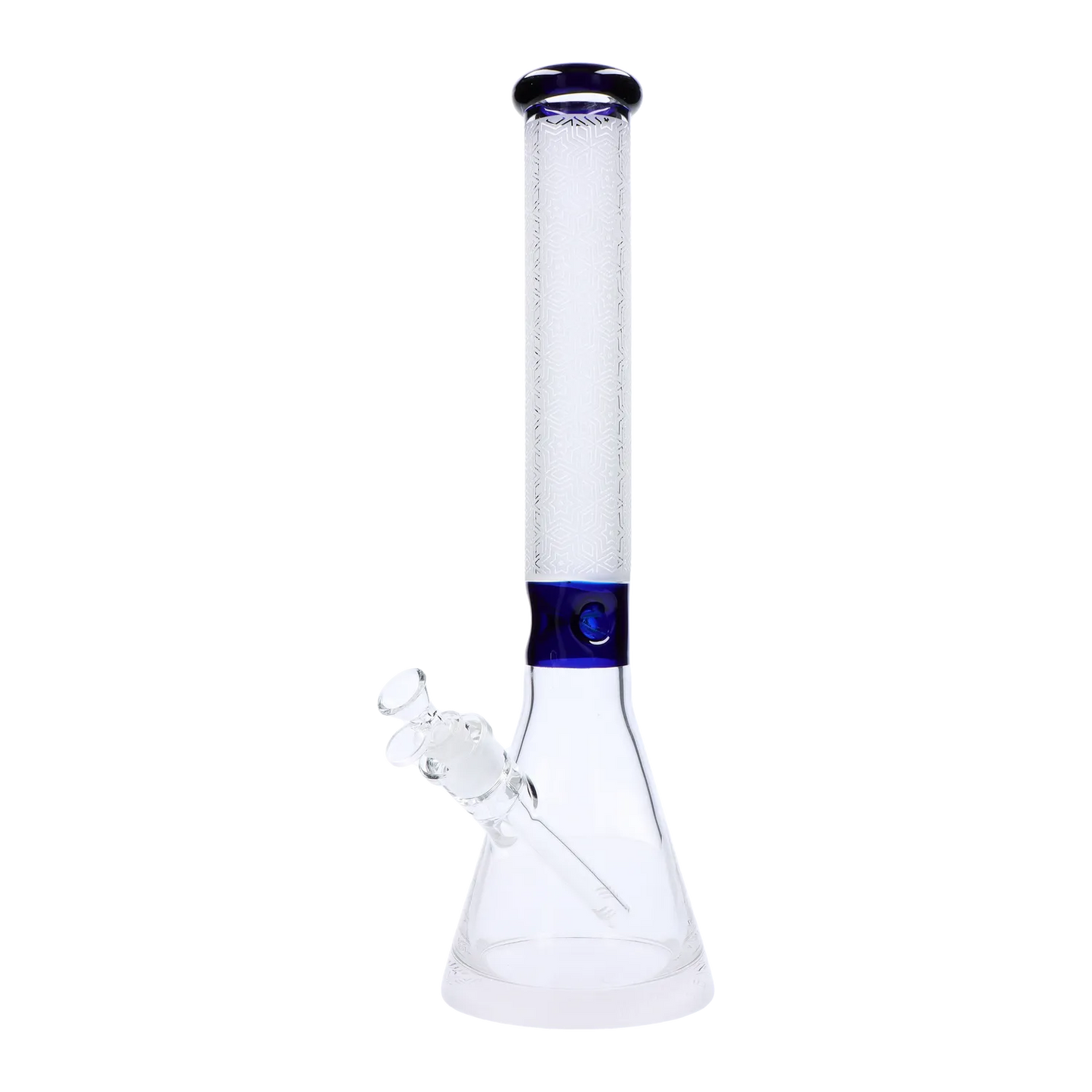 Frosted Engraved Bong - 17 in.