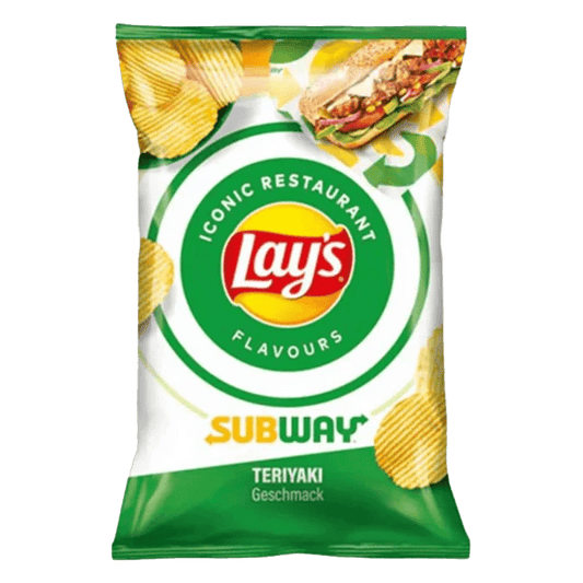 Lay's Snacks Lay's Chips - Iconic Restaurant Flavors - Subway Teriyaki Geschmack