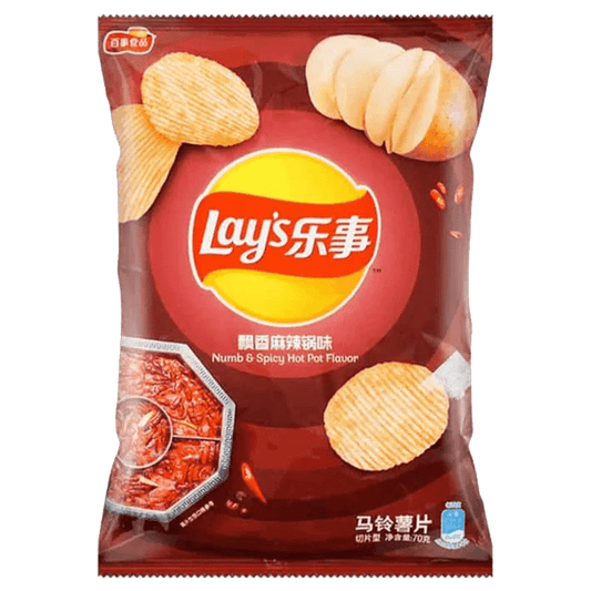 Lay's Snacks Lay's Chips - Numb & Spicy Hot Pot