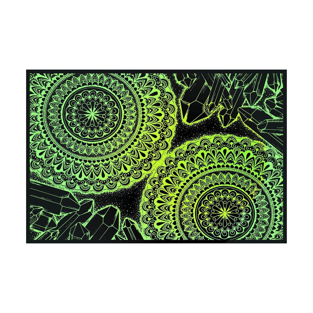 East Coasters Dab Mats Metaphysical Mandala 18" Dab Mats