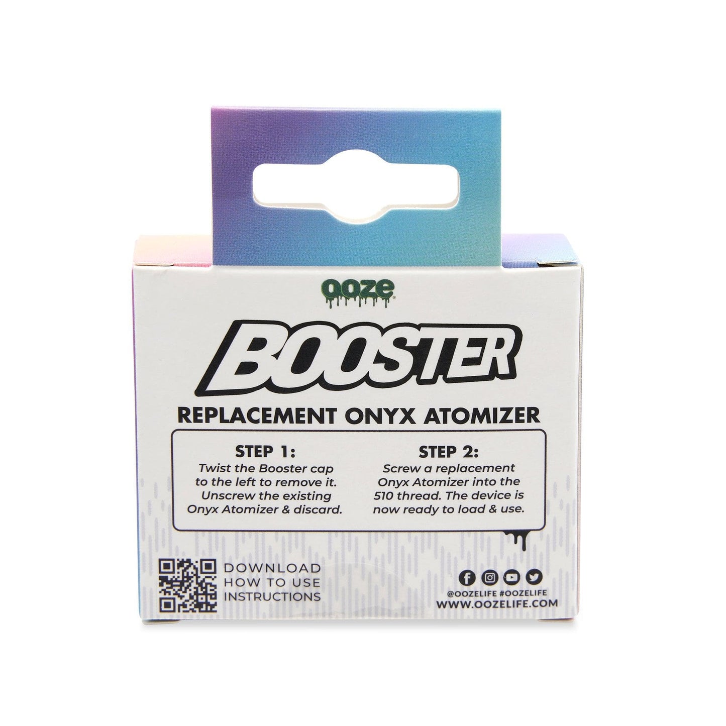 Ooze Atomizer Booster Onyx Atomizer Replacement 2-Pack