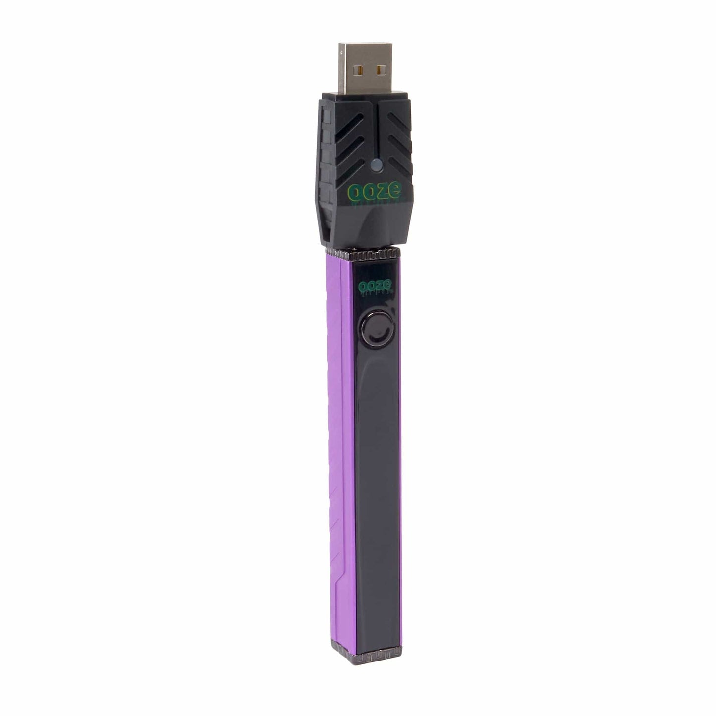 Ooze Batteries and Vapes Ultra Purple Quad 2 – 500 mAh Square 510 Vape Battery