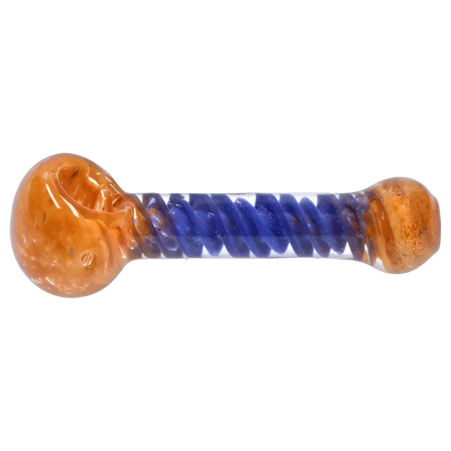 DHC Frit Spiral Spoon Pipe - 4.5 in.