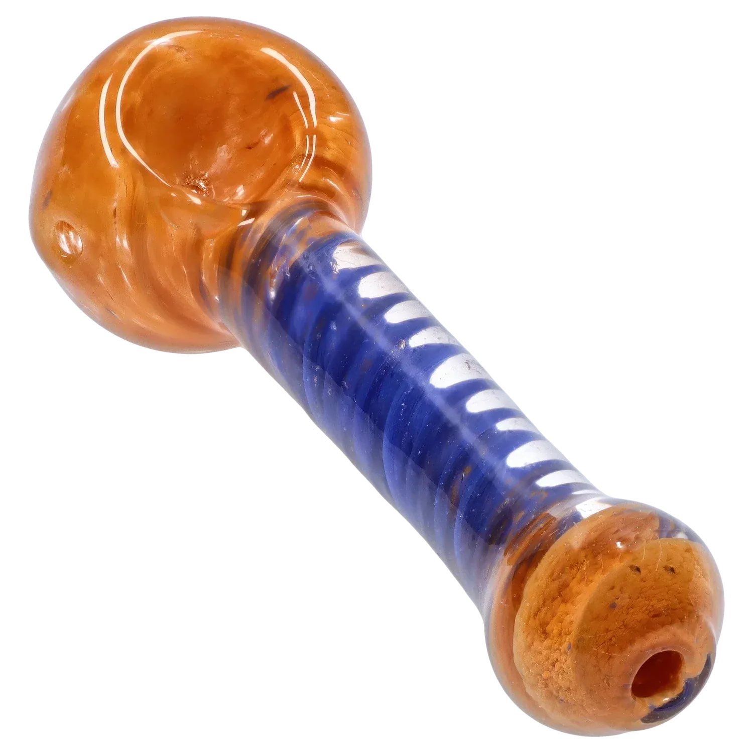 DHC Frit Spiral Spoon Pipe - 4.5 in.