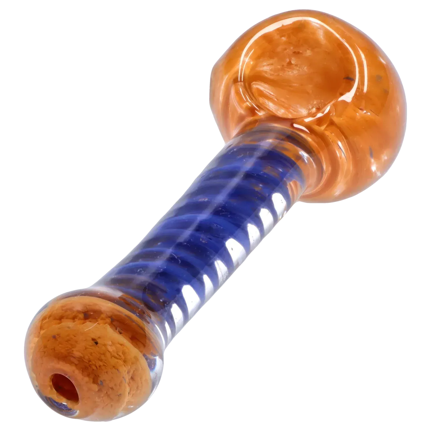 DHC Frit Spiral Spoon Pipe - 4.5 in.